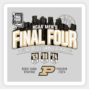 Purdue Boilermakers Final Four 2024 Basketball Vintage Sticker